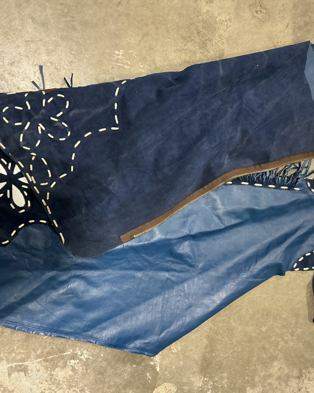 Chaps Show Blue Leather Guess Med