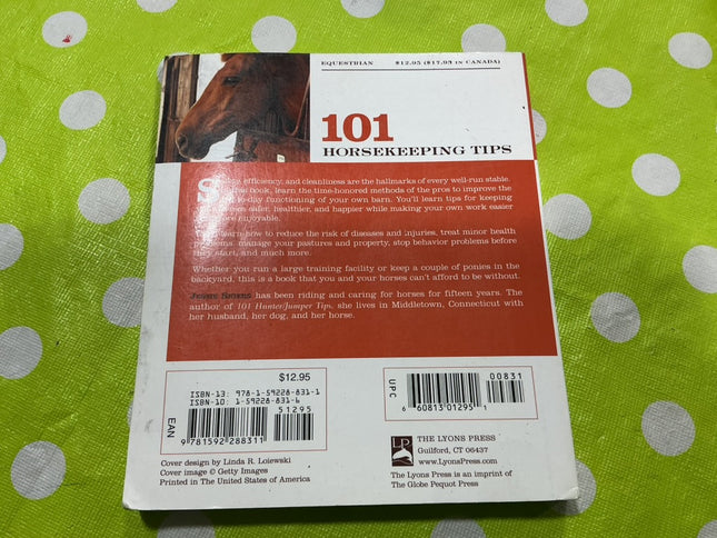 Book. 101 Horsekeeping Tips