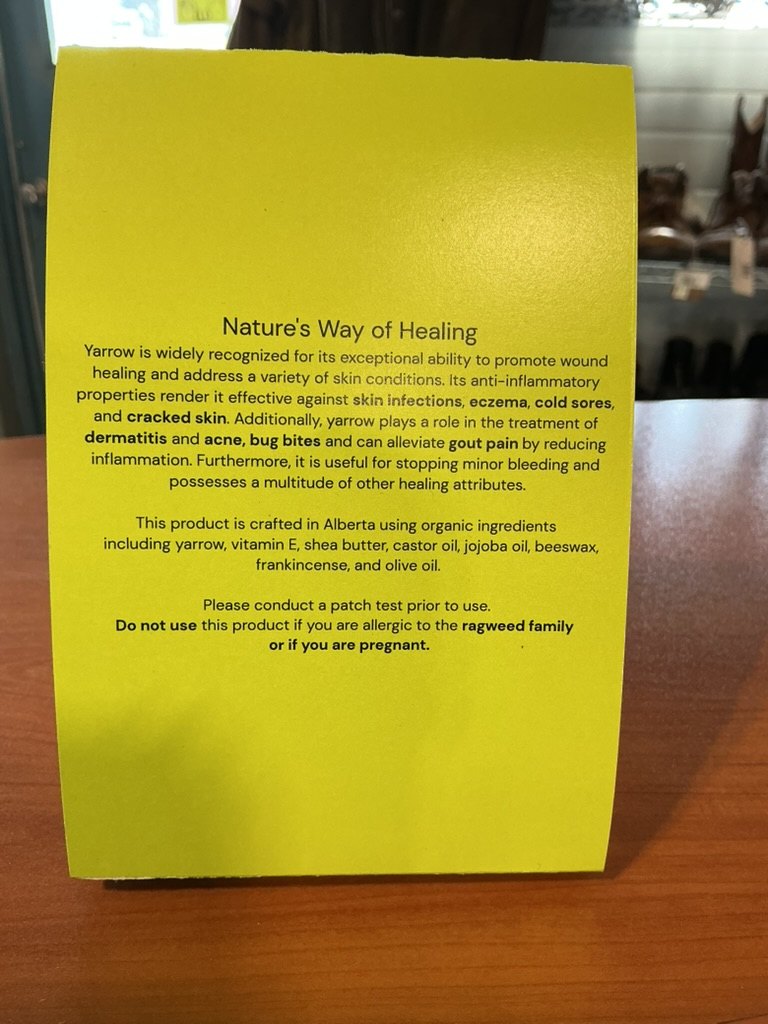 Yarrow Salve Natures Way of Healing