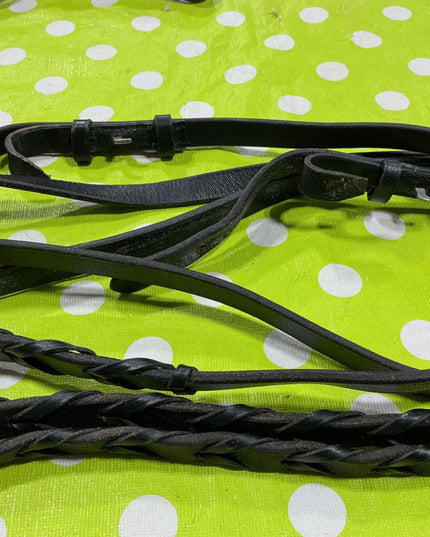Bridle Engish with Reins. Padded Noseband/Browband