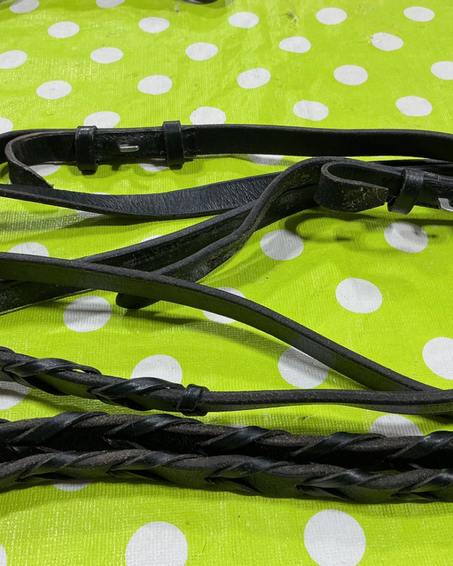 Bridle Engish with Reins. Padded Noseband/Browband