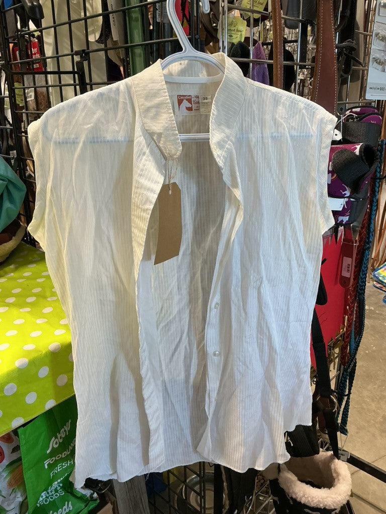 Shirt Cavalier Size 38 White. Stains, See Pics