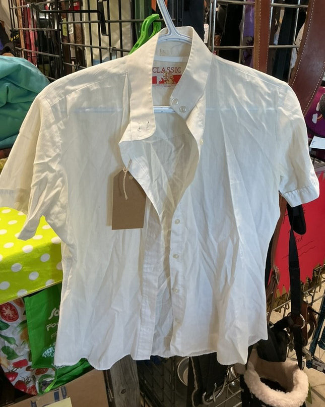 Shirt Classic English White No Size Stain - See Pic