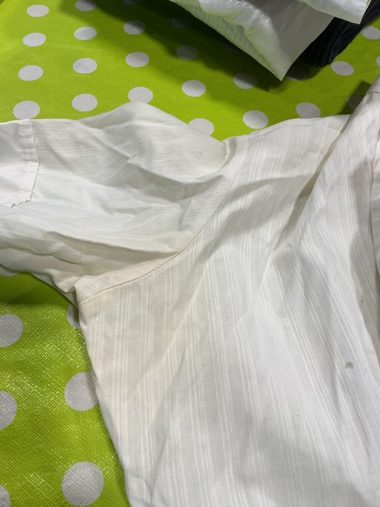 Shirt Classic English White No Size Stain - See Pic