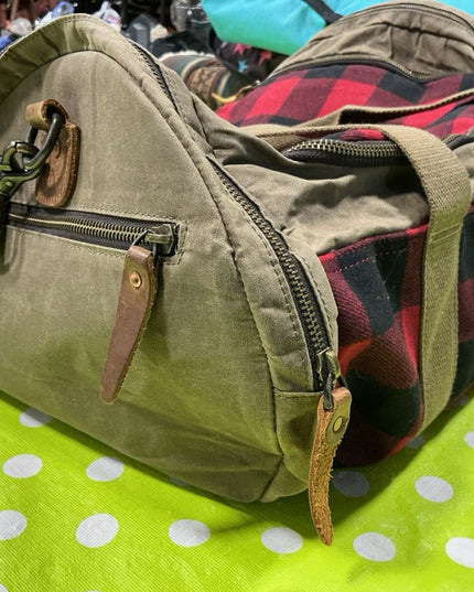 Duffel Bag Explorer Series Ranch Hand Buffalo Plaid/Brown