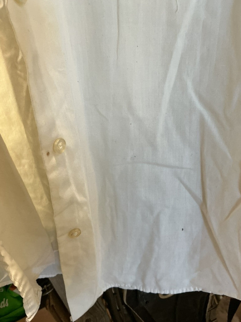 Shirt The Ratcatcher White Size 34 Stains - See Pics