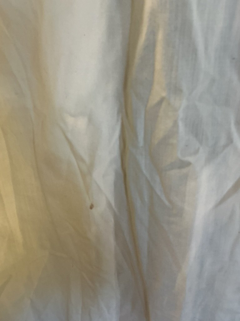 Shirt The Ratcatcher White Size 34 Stains - See Pics