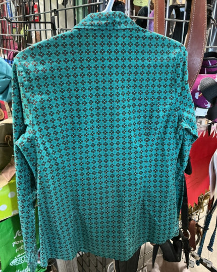 Shirt Cruel Girl Size Medium Teal Pattern