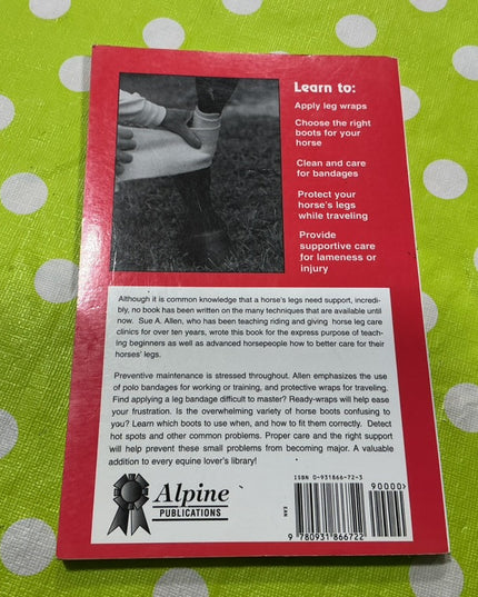 Book  Leg Wraps, Bandages & Boots