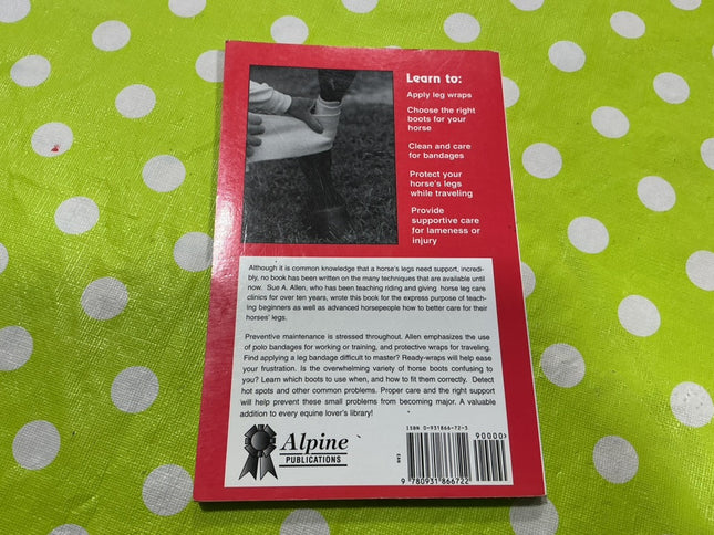 Book  Leg Wraps, Bandages & Boots