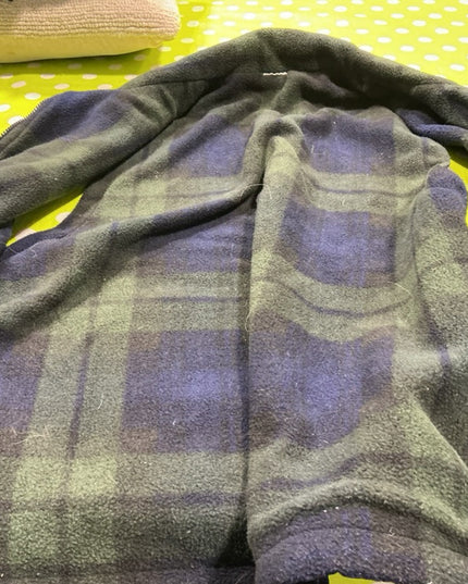 Vest Northern Elements No size Navy Blue/Green Plaid 
