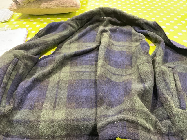 Vest Northern Elements No size Navy Blue/Green Plaid 
