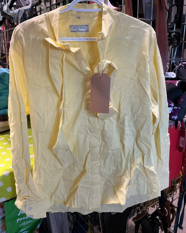 Shirt English Sigma Size 38 Yellow Stains - See Pics