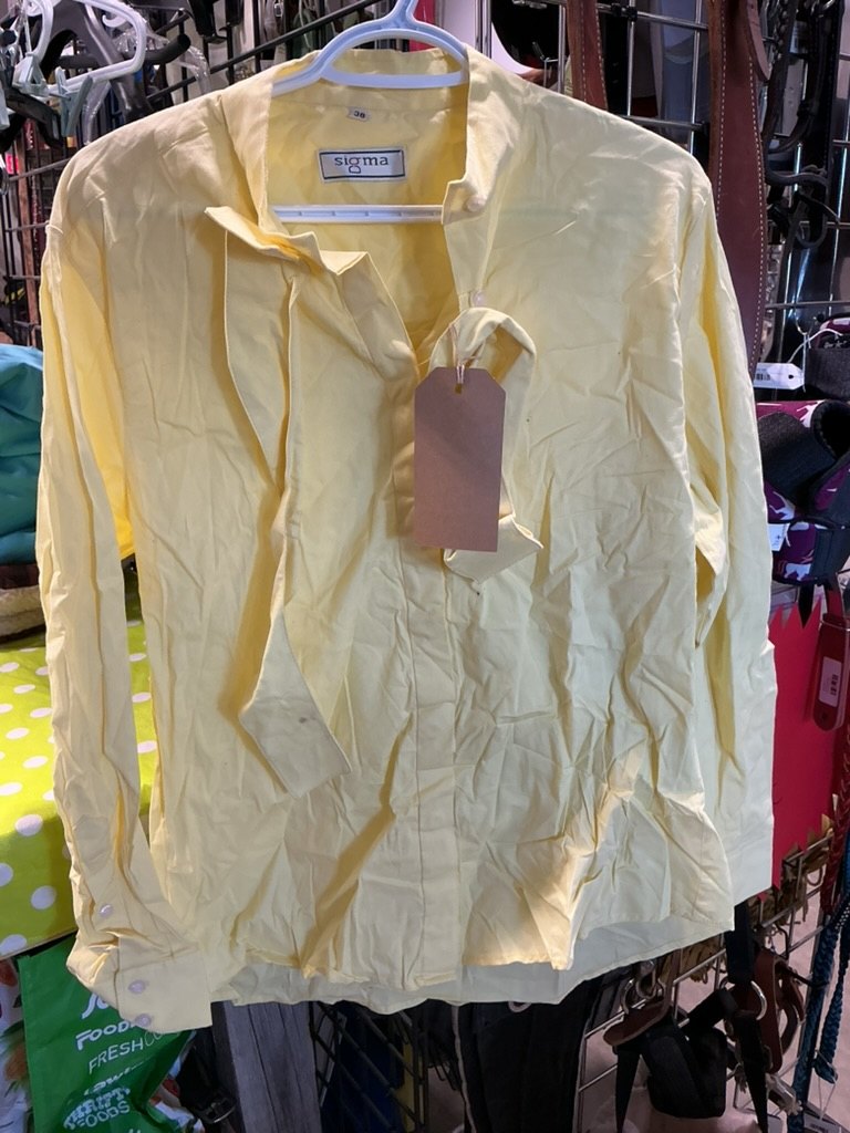 Shirt English Sigma Size 38 Yellow Stains - See Pics
