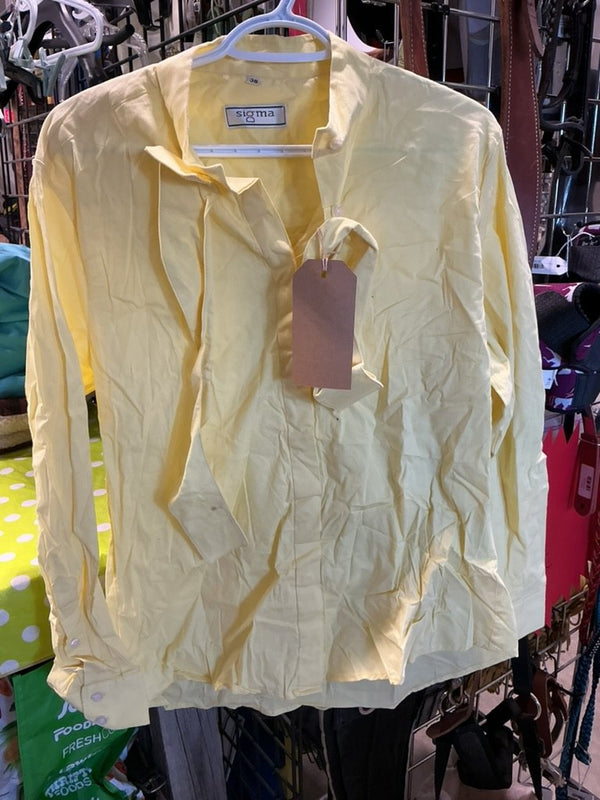 English Show Shirt – Sigma, Yellow, 38 (Stains) | Used, Acceptable