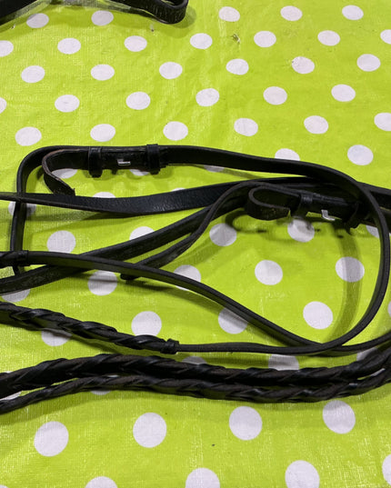 Bridle Engish with Reins. Padded Noseband/Browband