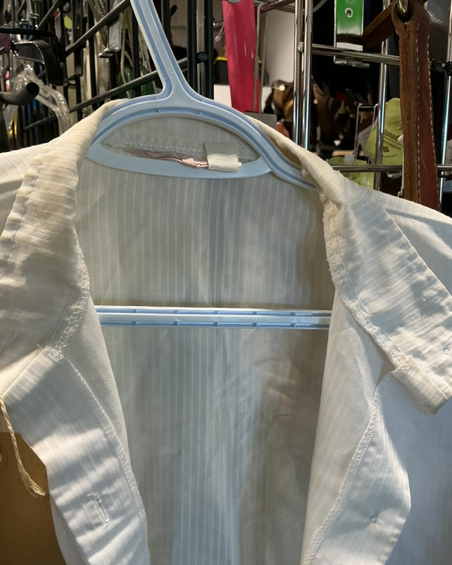 Shirt Lady Cavalier Size 36 White Stains - See Pics