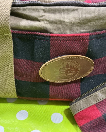 Duffel Bag Explorer Series Ranch Hand Buffalo Plaid/Brown