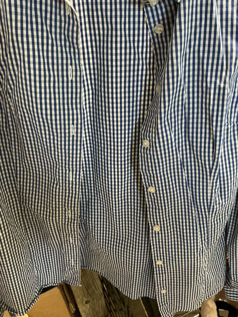 Shirt Twik Size Large blue/white check