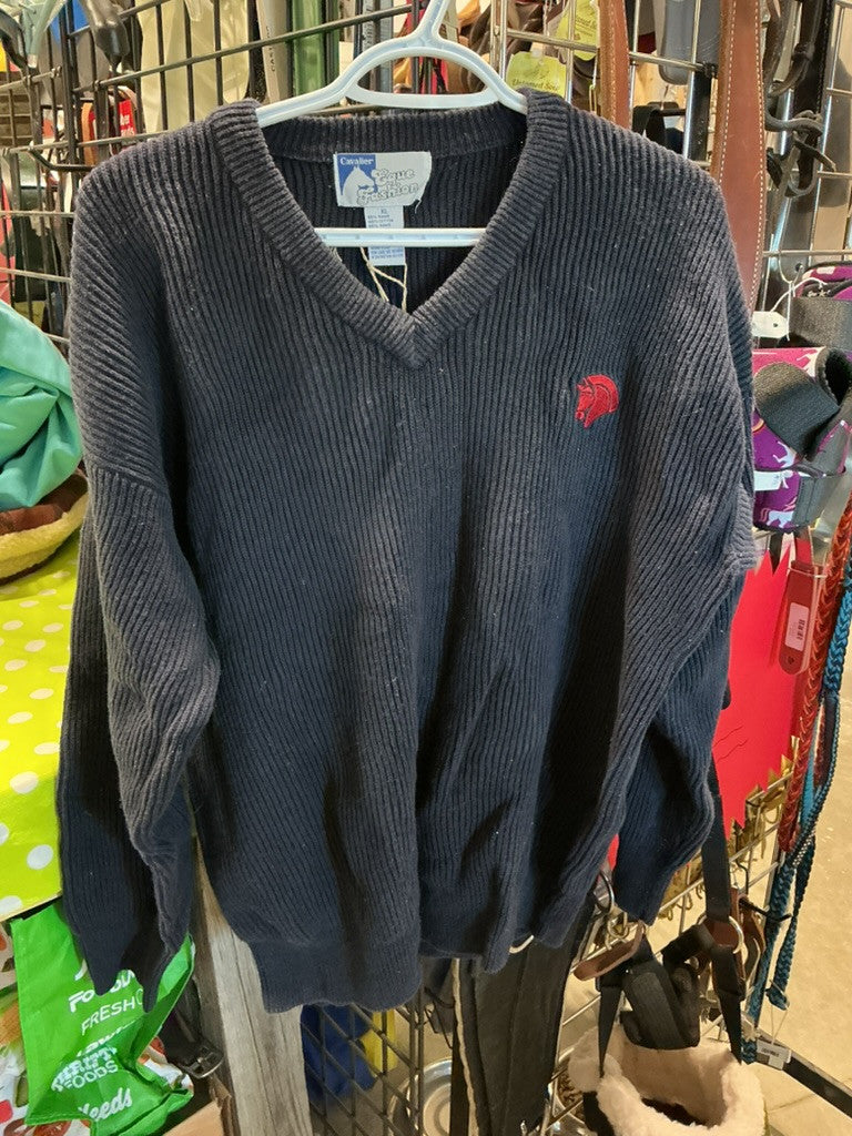 Sweater Cavalier Equi Fashion XL Navy Blue