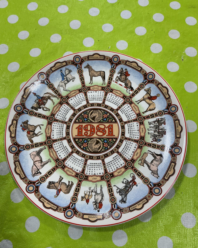 Plate Calendar Plate Eleventh Series