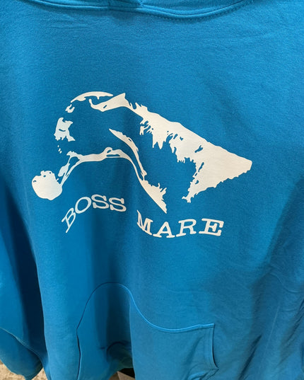 Hoodie Boss Mare Blue Size Large