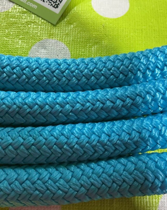 Western Split Rope Reins Blue 1/2