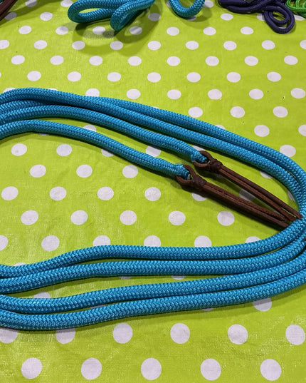 Reins Split Teal 7'