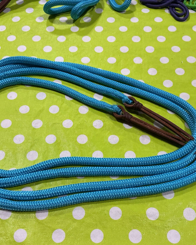Reins Split Teal 7'