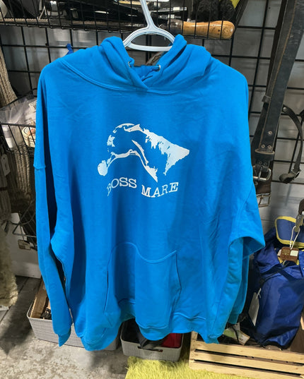 Hoodie Boss Mare Blue Size Large