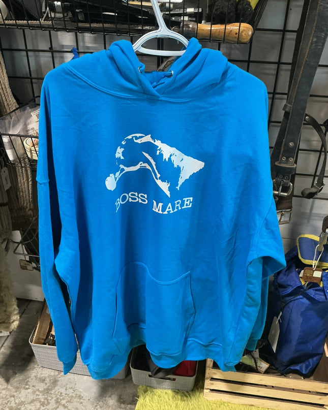 Hoodie Boss Mare Blue Size Large