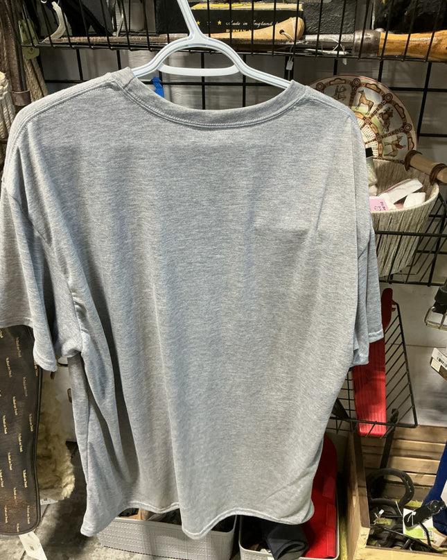 T-Shirt Cowgirl Grey Size 2XL