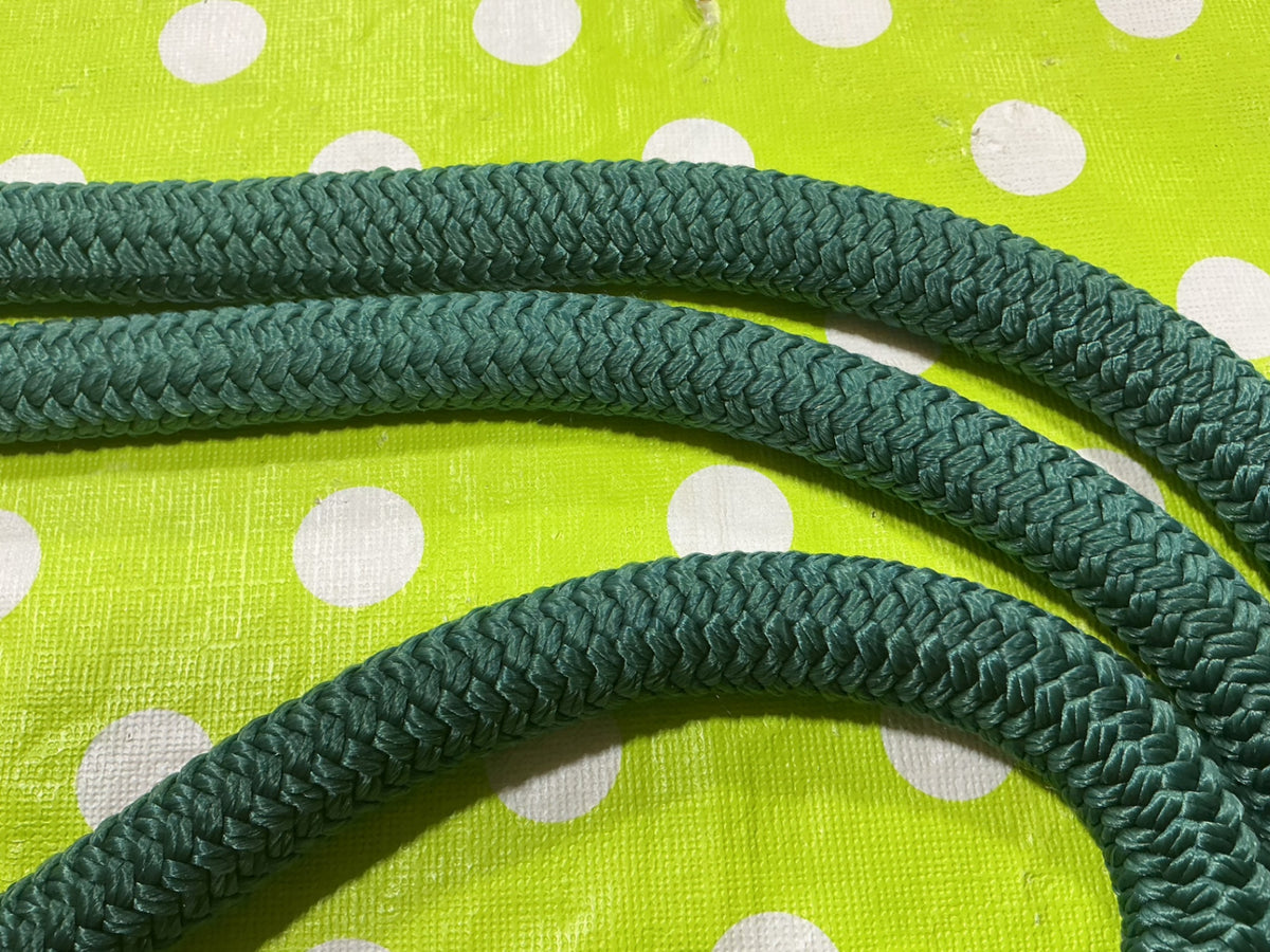 Western Loop Rope Reins Green 3/4"