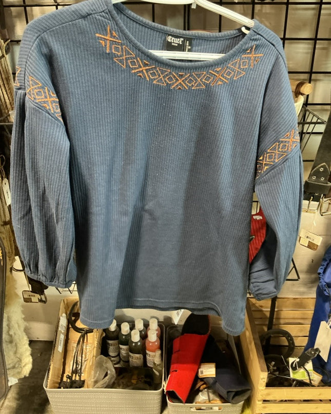 Shirt Womens Cruel Size Small Blue