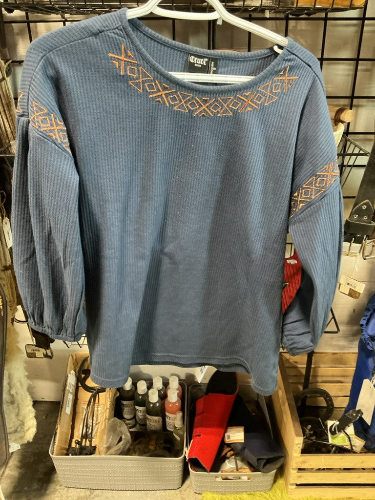 Shirt Womens Cruel Size Small Blue