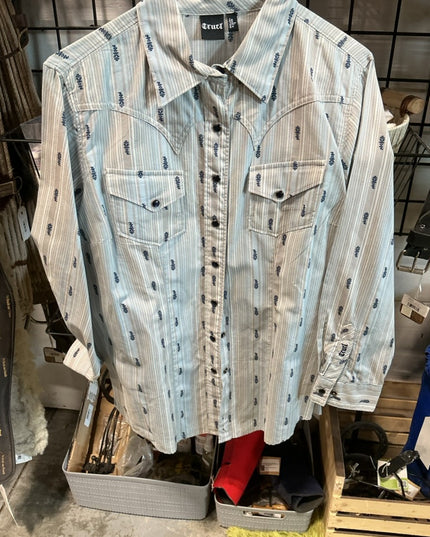 Shirt Ladies Cruel Size Large Blue/Grey