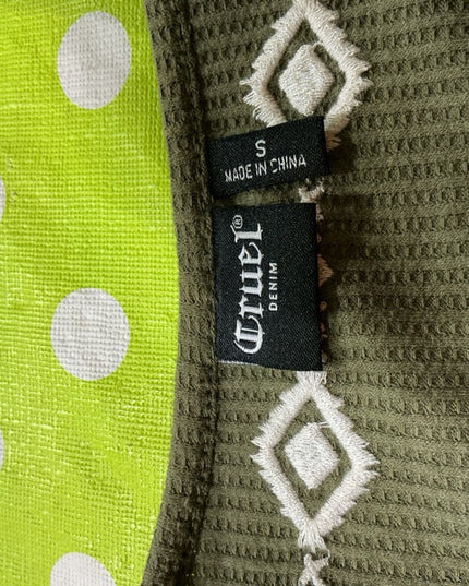 Shirt Womens Cruel Size Small Khaki 
