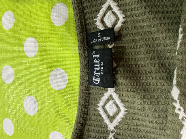 Shirt Womens Cruel Size Small Khaki 