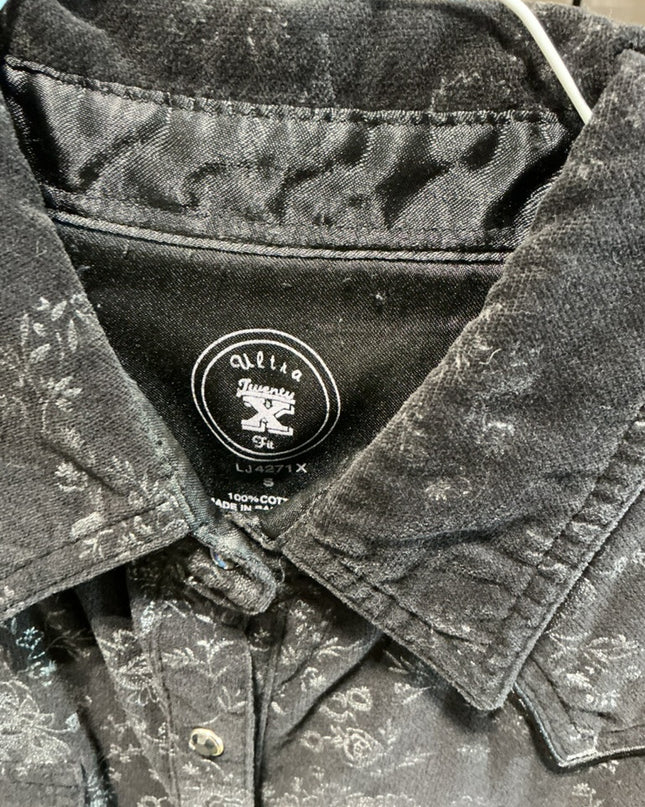 Shirt Ladies Ultra Twenty X Size Small Black Pattern
