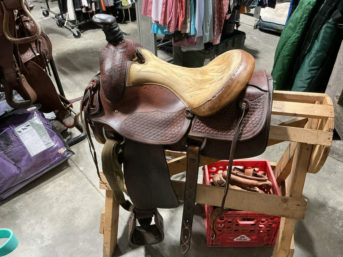 Western Rope Saddle S16" G6.5"