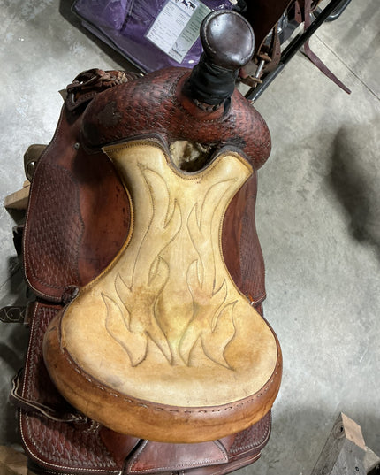 Western Rope Saddle S16" G6.5"