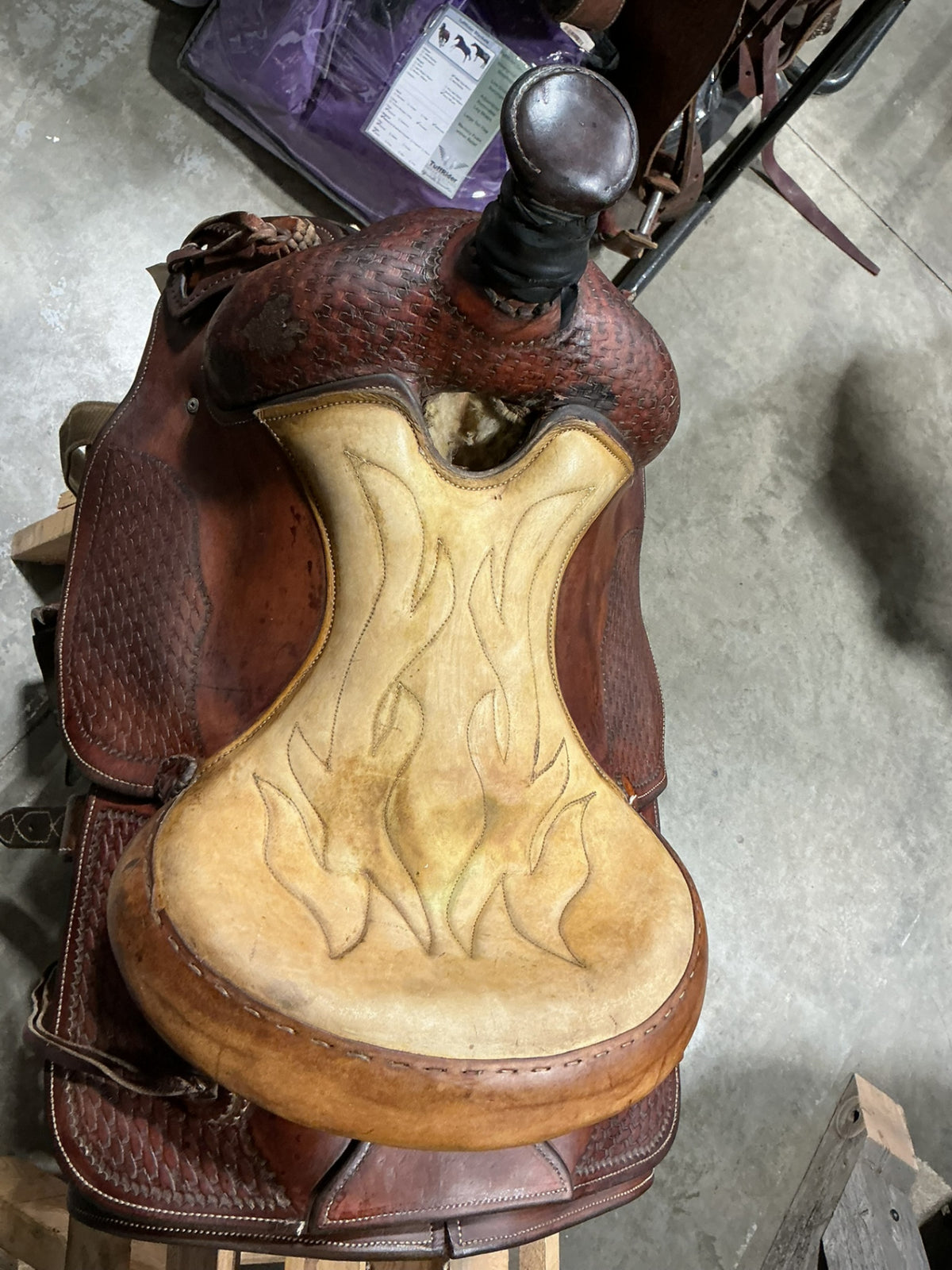 Western Rope Saddle S16" G6.5"