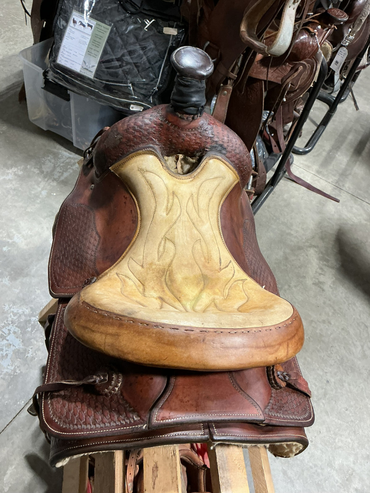 Western Rope Saddle S16" G6.5"