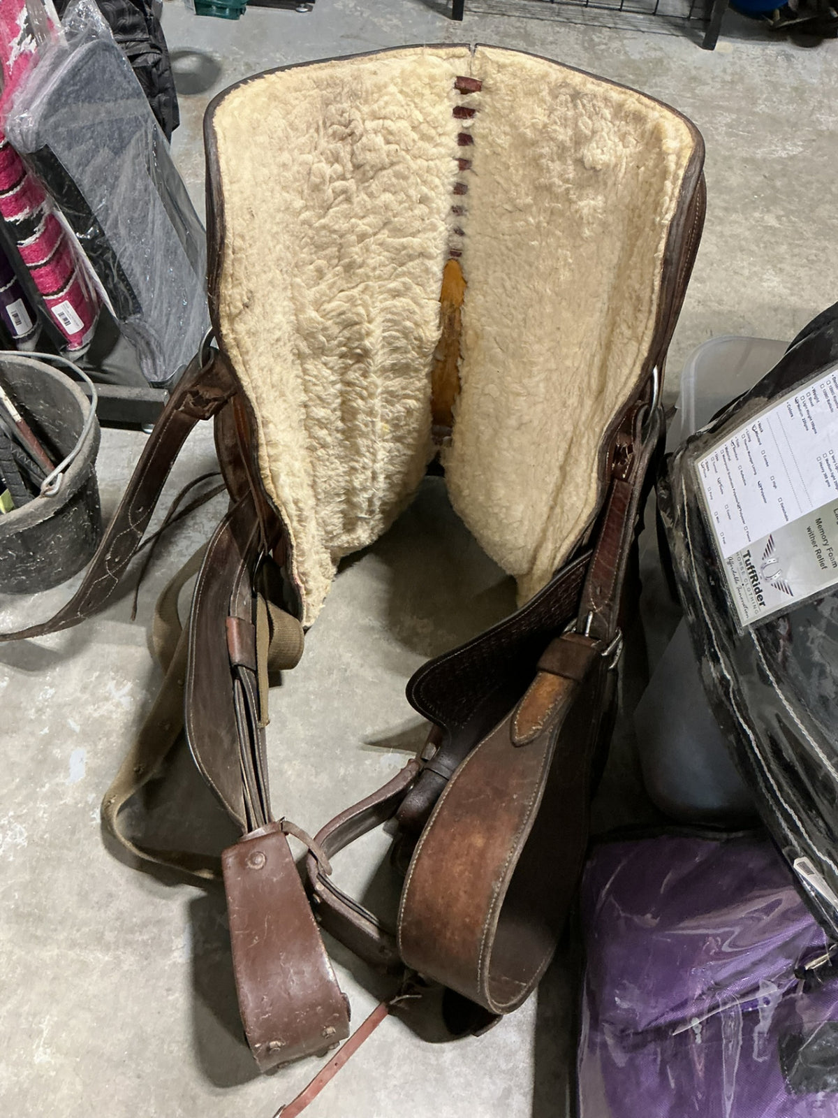 Western Rope Saddle S16" G6.5"