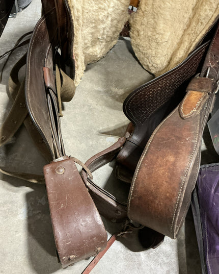 Western Rope Saddle S16" G6.5"