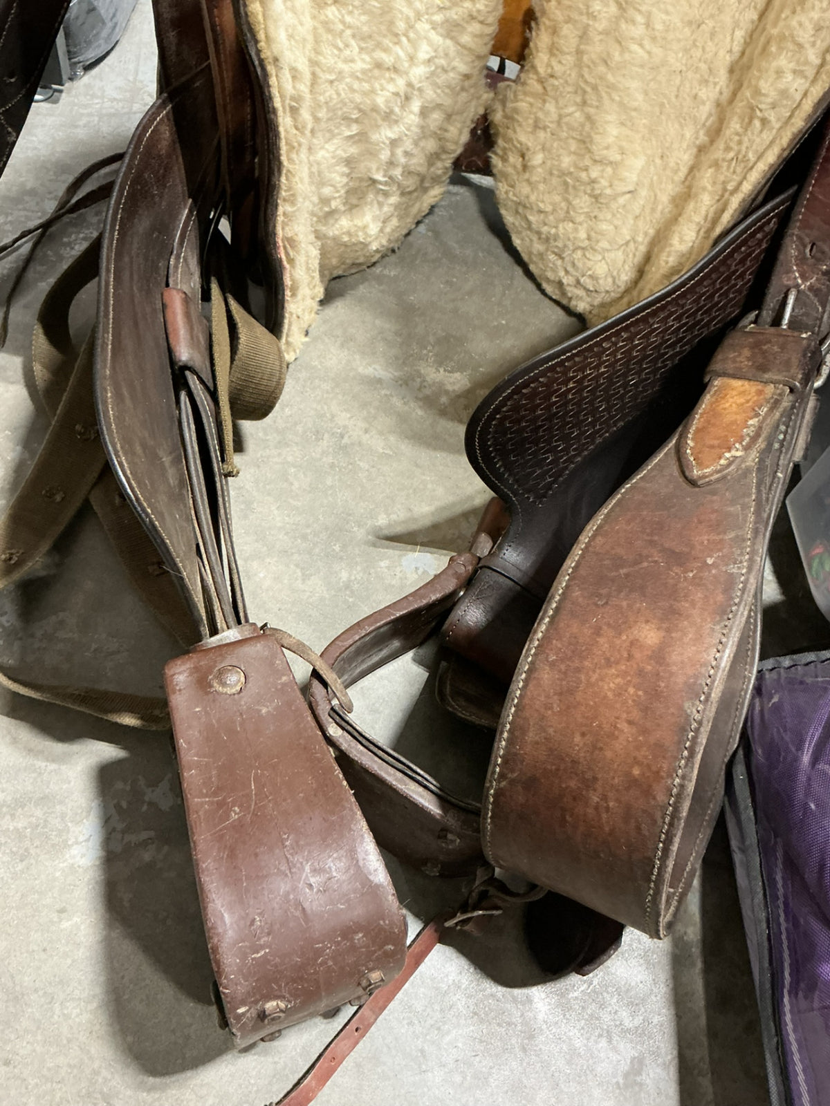 Western Rope Saddle S16" G6.5"