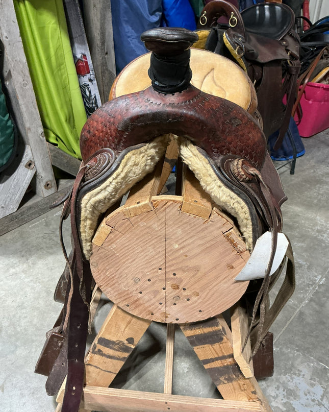 Western Rope Saddle S16" G6.5"