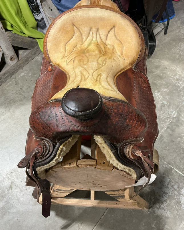 Western Rope Saddle S16" G6.5"
