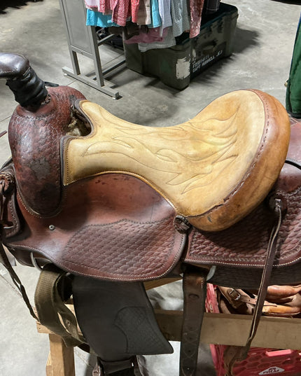 Western Rope Saddle S16" G6.5"