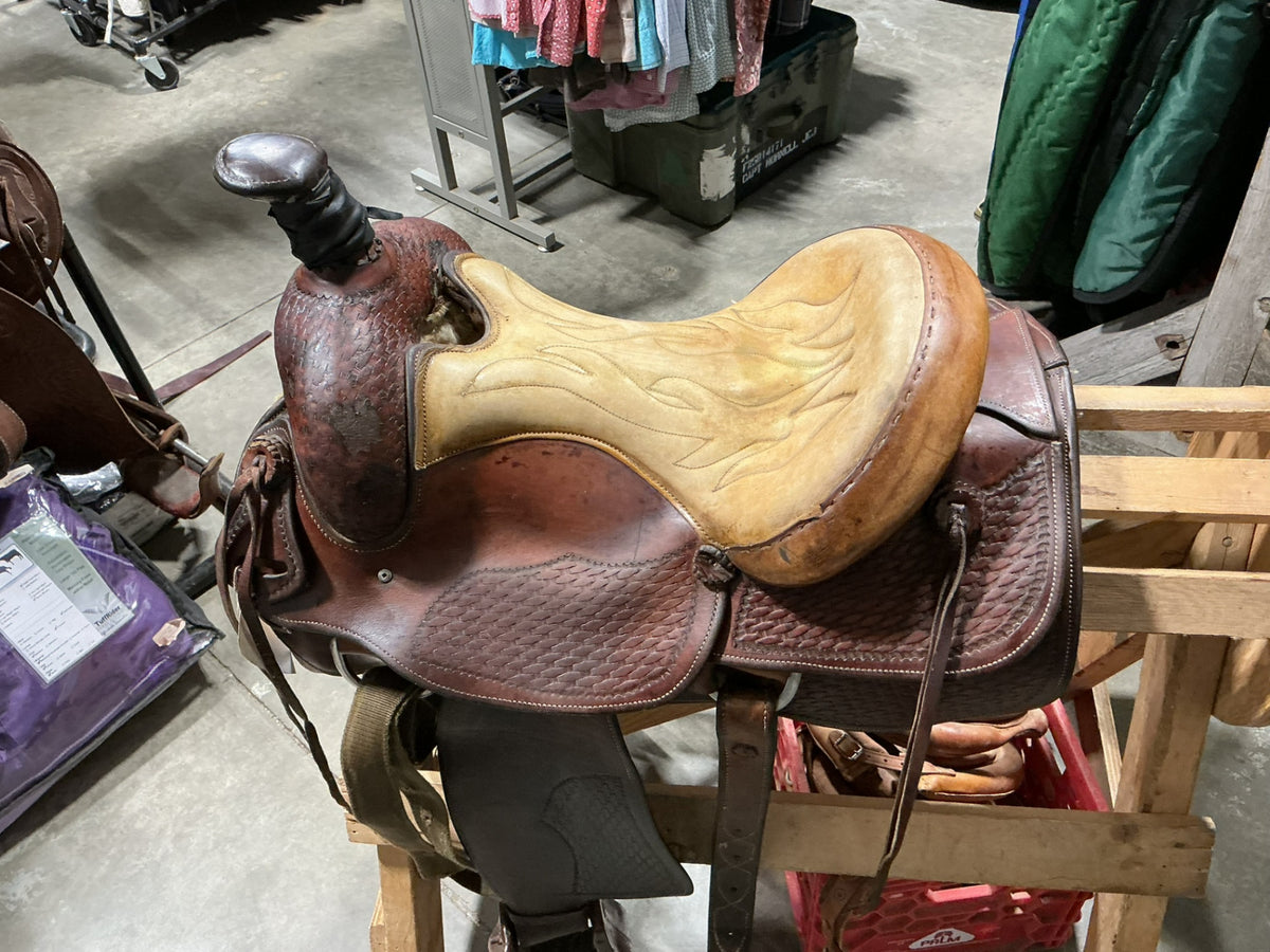 Western Rope Saddle S16" G6.5"